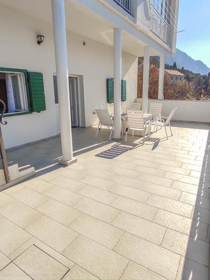 Apartman Krzenic With Sea View Подгора Екстериор снимка